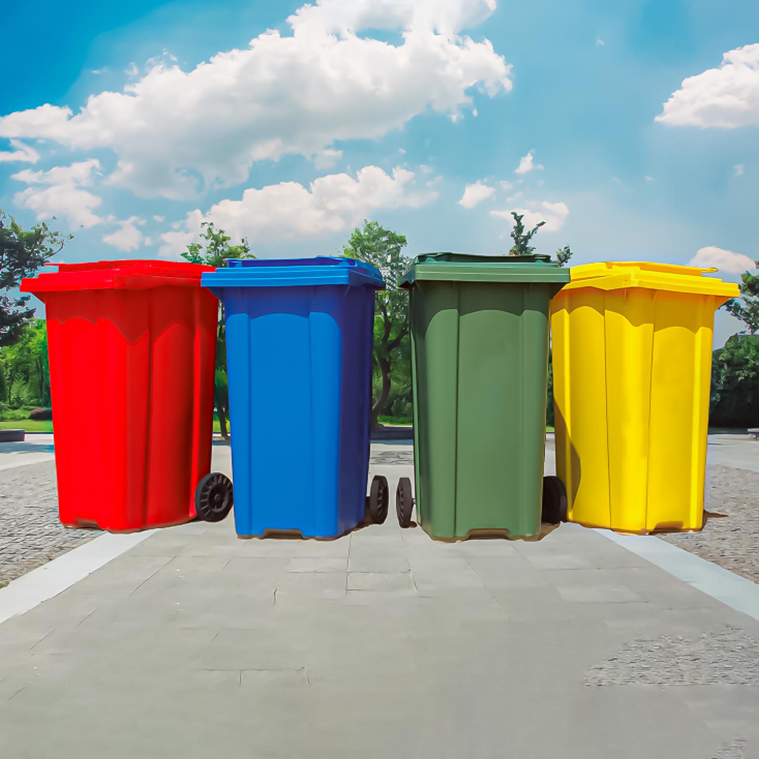 Basureros Plásticos/ Contenedores