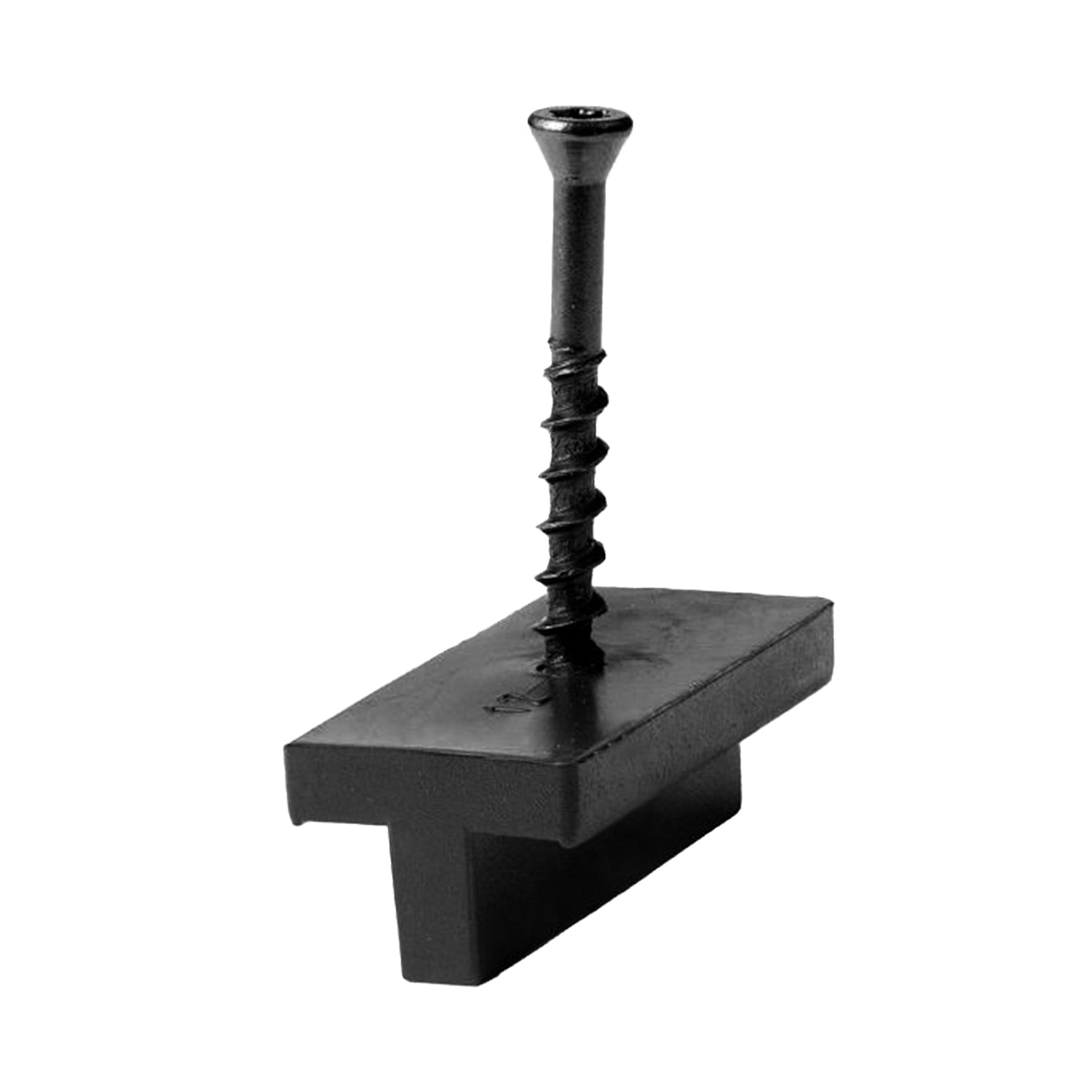 Clip de fijación plástica con perno instalado para Deck Terraza Classic, soporte de sujeción para tablas en instalación