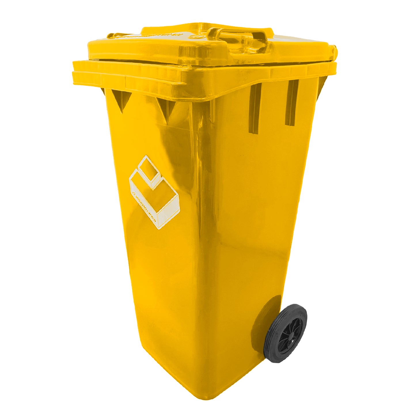 Basurero 120 Lt Amarillo