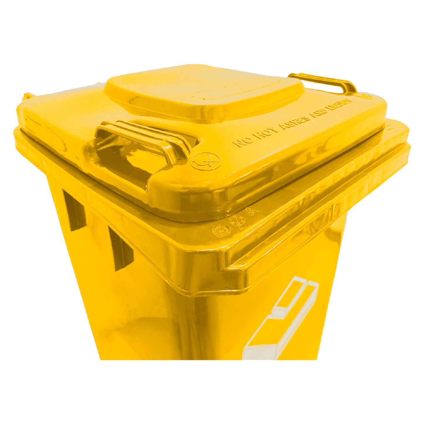 Basurero 120 Lt Amarillo