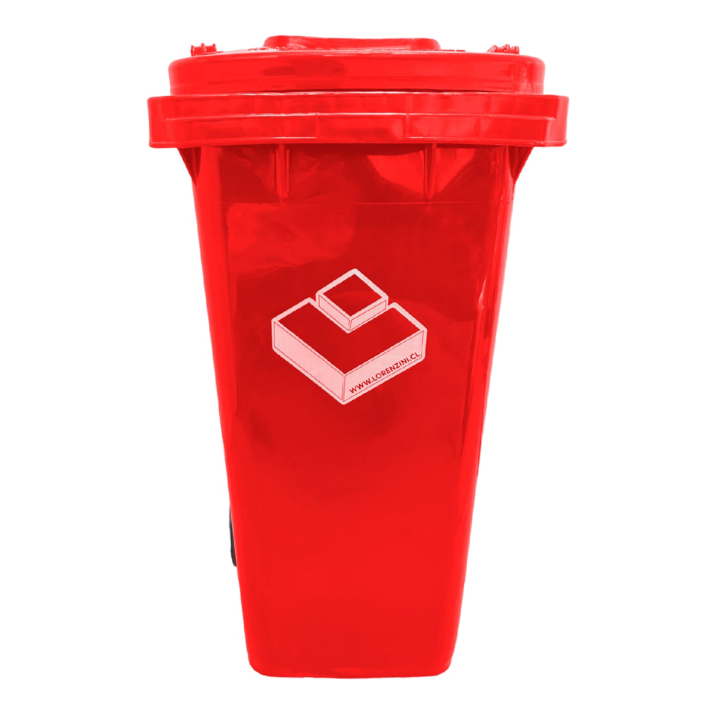 Basurero 120 Lt Rojo