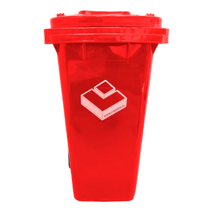 Basurero 120 Lt Rojo