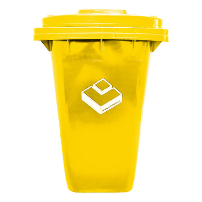 Basurero 240 Lt Amarillo