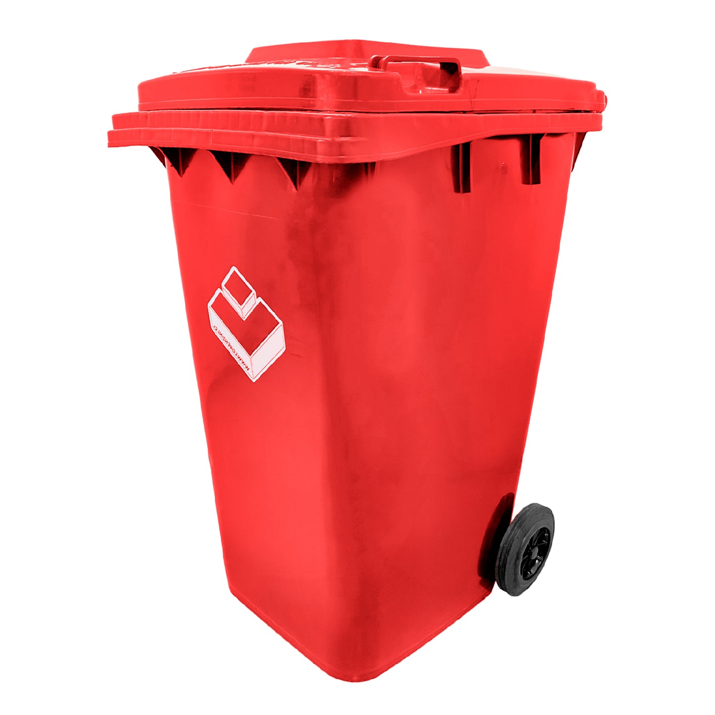 Basurero 240 Lt Rojo