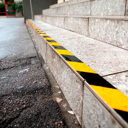 Cinta Antideslizante Neg/Am 25Mmx18Mt