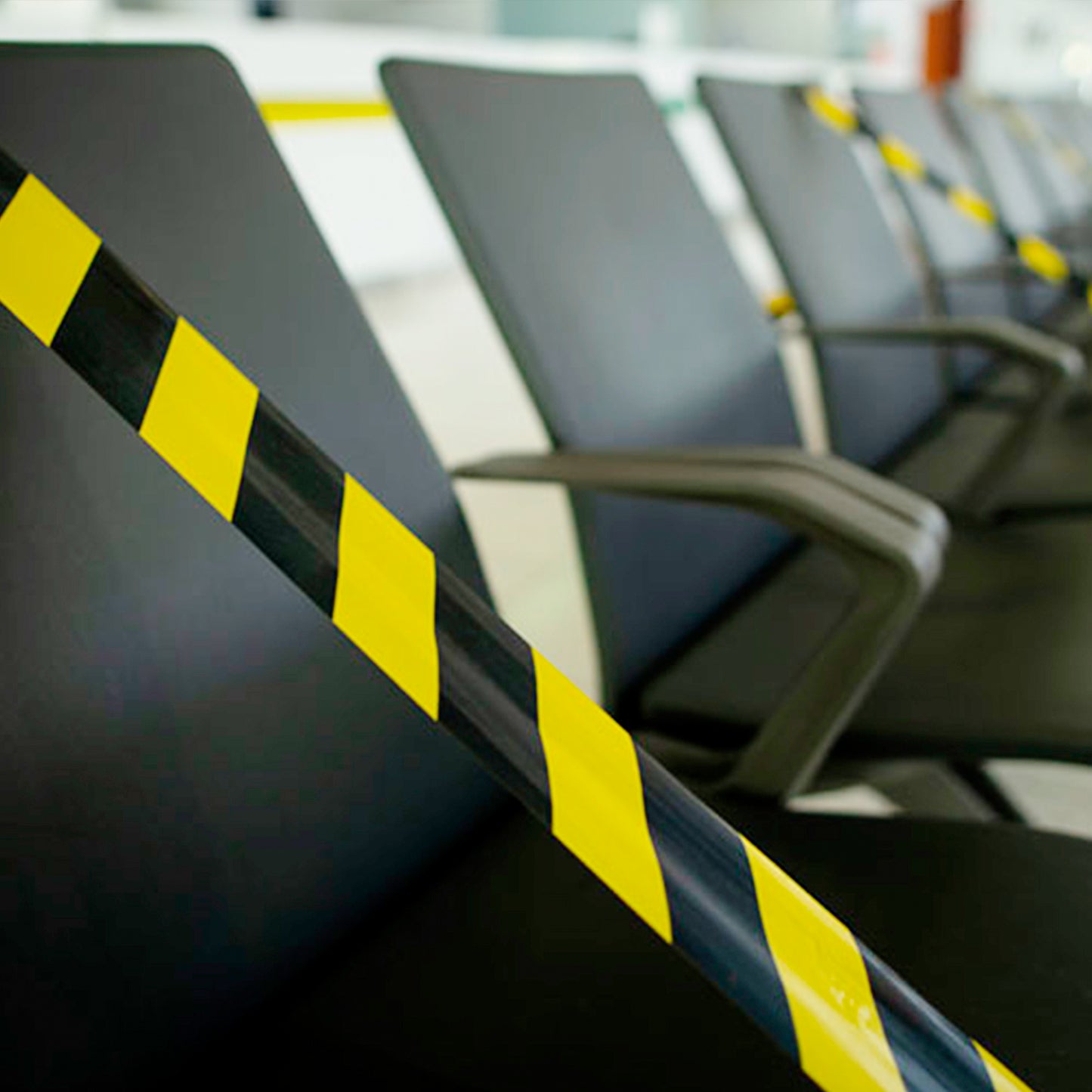 Cinta Demarc Amar/Neg 50Mmx30Mt