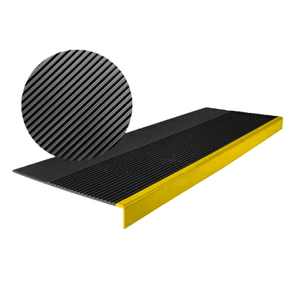 Grada Caucho Estri Neg/Ama 121X32X4Mm