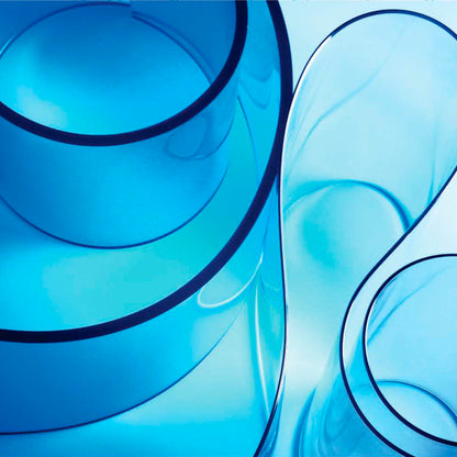 Lama Pvc Azul 2Mm X20Cm X50Mt