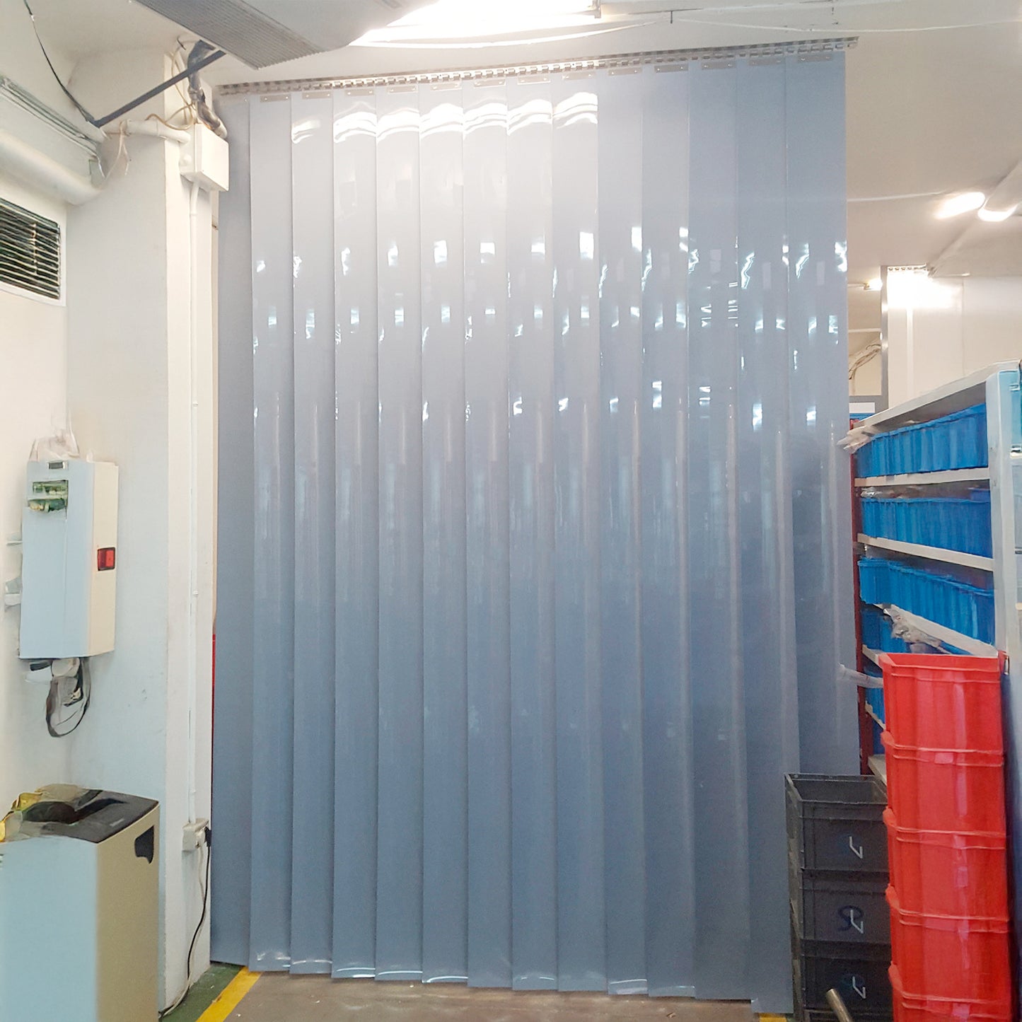 Lama Pvc Azul 2Mm X20Cm X50Mt