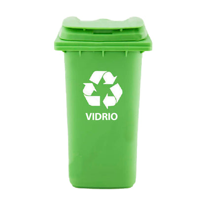 Sticker Basurero Reciclaje (Papel,Vidrio,Tetr)