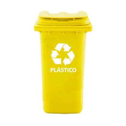 Sticker Basurero Reciclaje (Papel,Vidrio,Tetr)