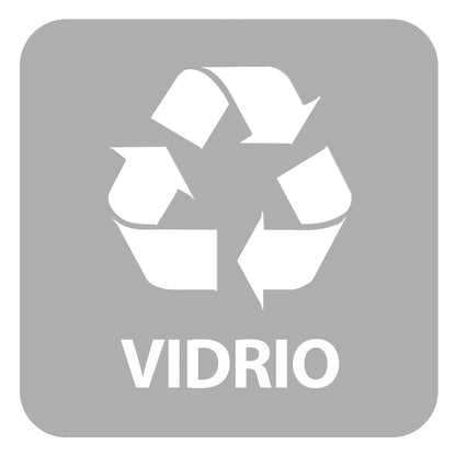 Sticker Basurero Reciclaje (Papel,Vidrio,Tetr)