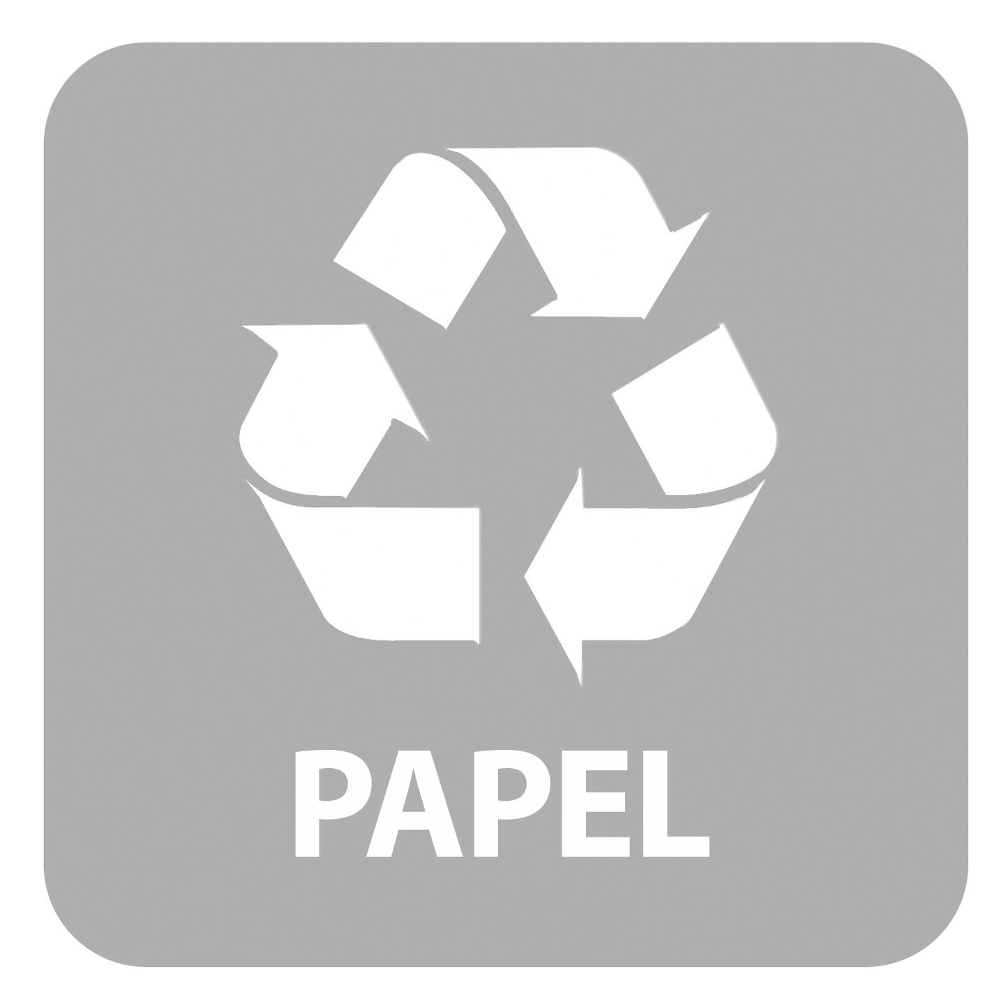 Sticker Basurero Reciclaje (Papel,Vidrio,Tetr)