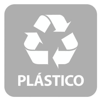 Sticker Basurero Reciclaje (Papel,Vidrio,Tetr)