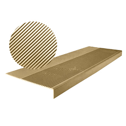 Grada Caucho Estriada Beige 121X32X4