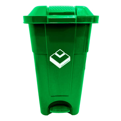 Basurero 50 Lt Verde C/Pedal