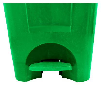 Basurero 50 Lt Verde C/Pedal