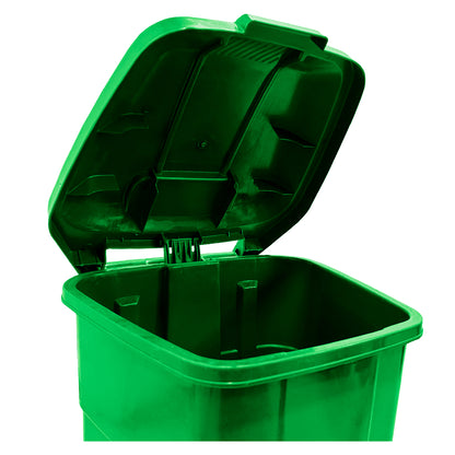 Basurero 50 Lt Verde C/Pedal