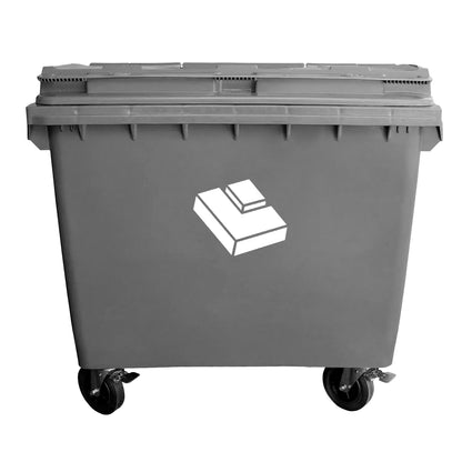 Basurero 1100 Lt Gris