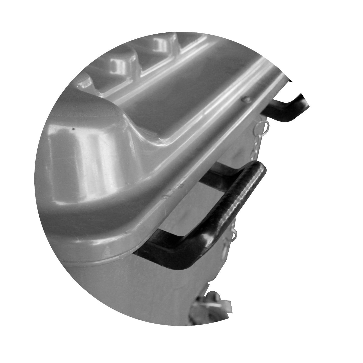 Basurero Carro 400 Lt Gris