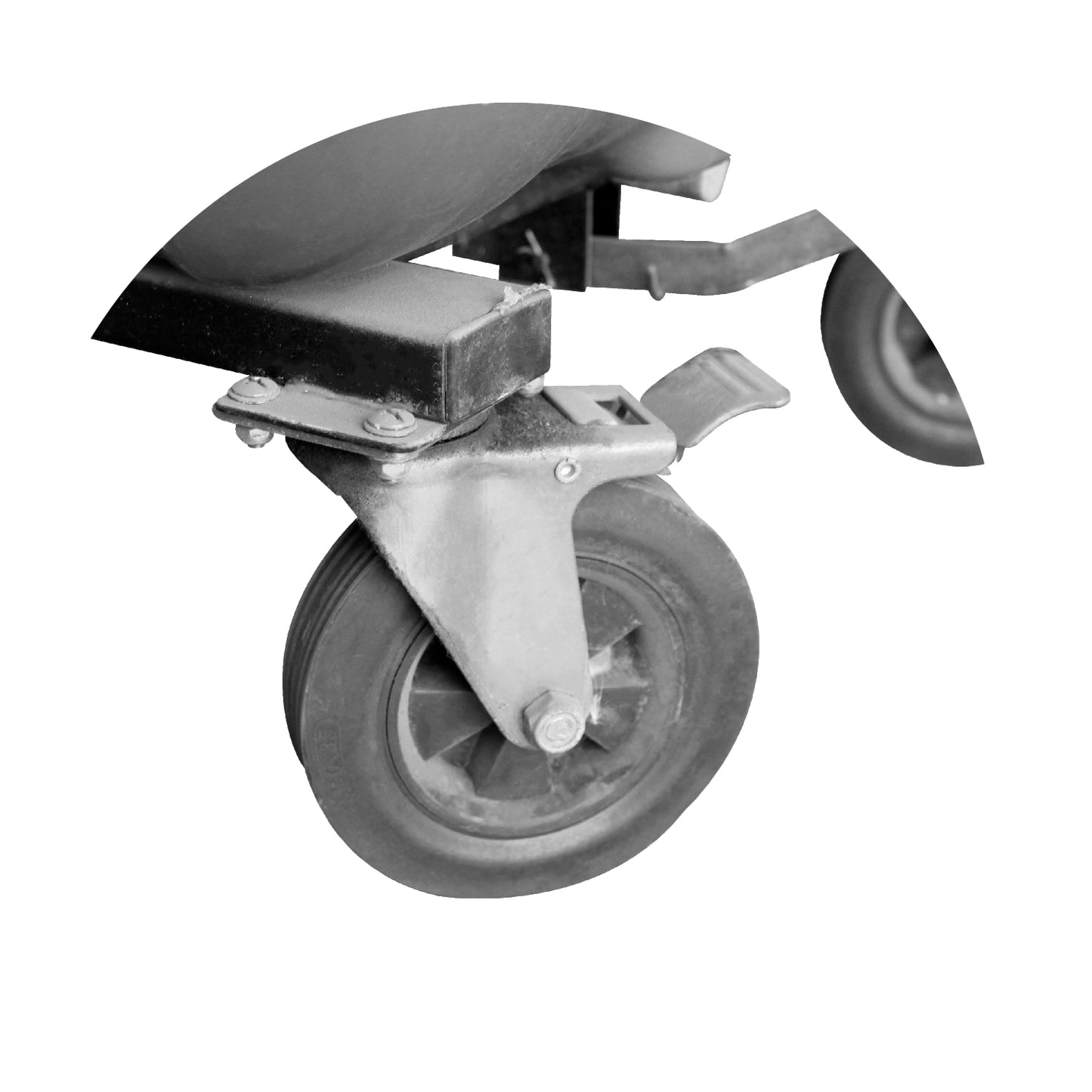 Basurero Carro 400 Lt Gris