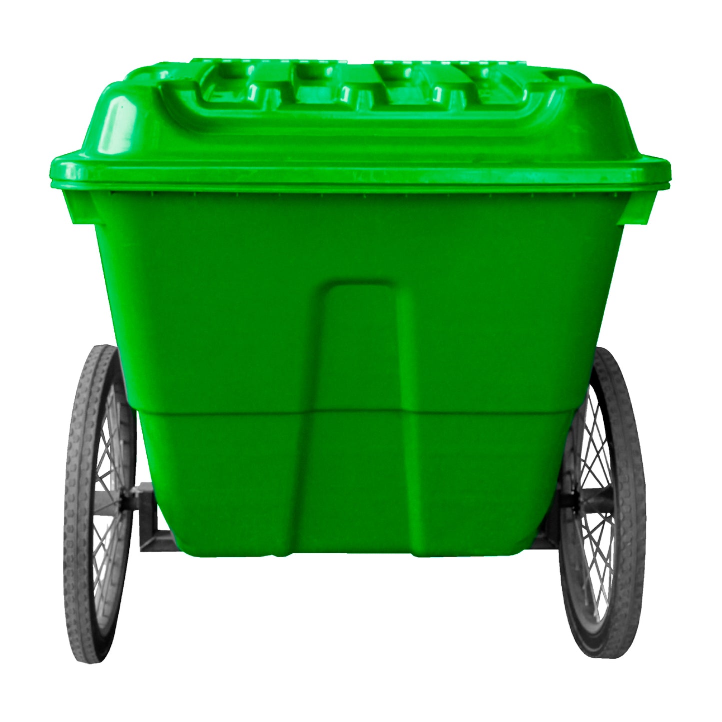 Basurero Carro 400 Lt Verde