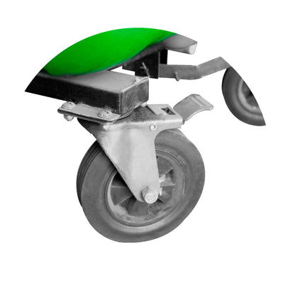 Basurero Carro 400 Lt Verde