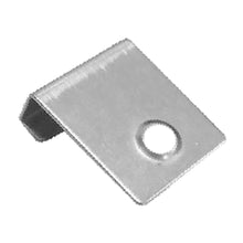 Fijación metálica de inicio con perno para Deck Terraza rústico, clip de acero inoxidable con orificio de fijación (vista superior)