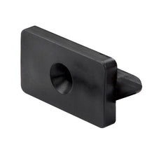 Fijación plástica para Deck Terraza, clip de HDPE con perforación central para perno de anclaje