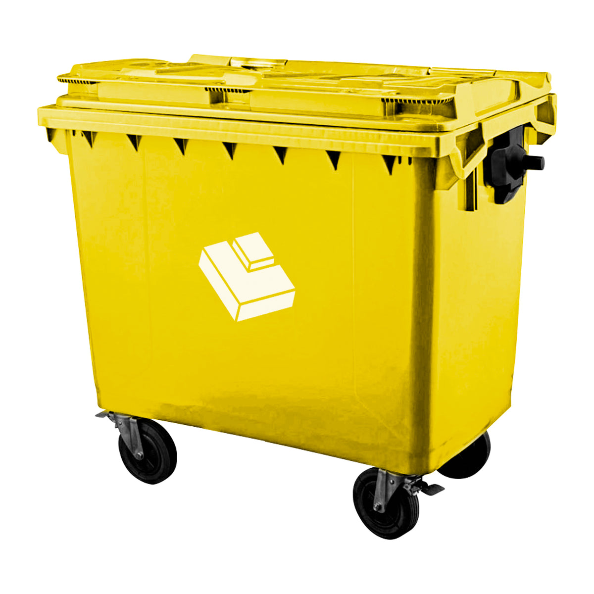 Basurero 660 Lt Amarillo – Contenedor de residuos para zonas residenciales e industriales