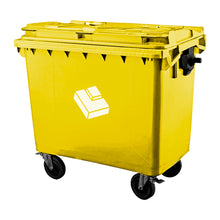 Basurero 660 Lt Amarillo