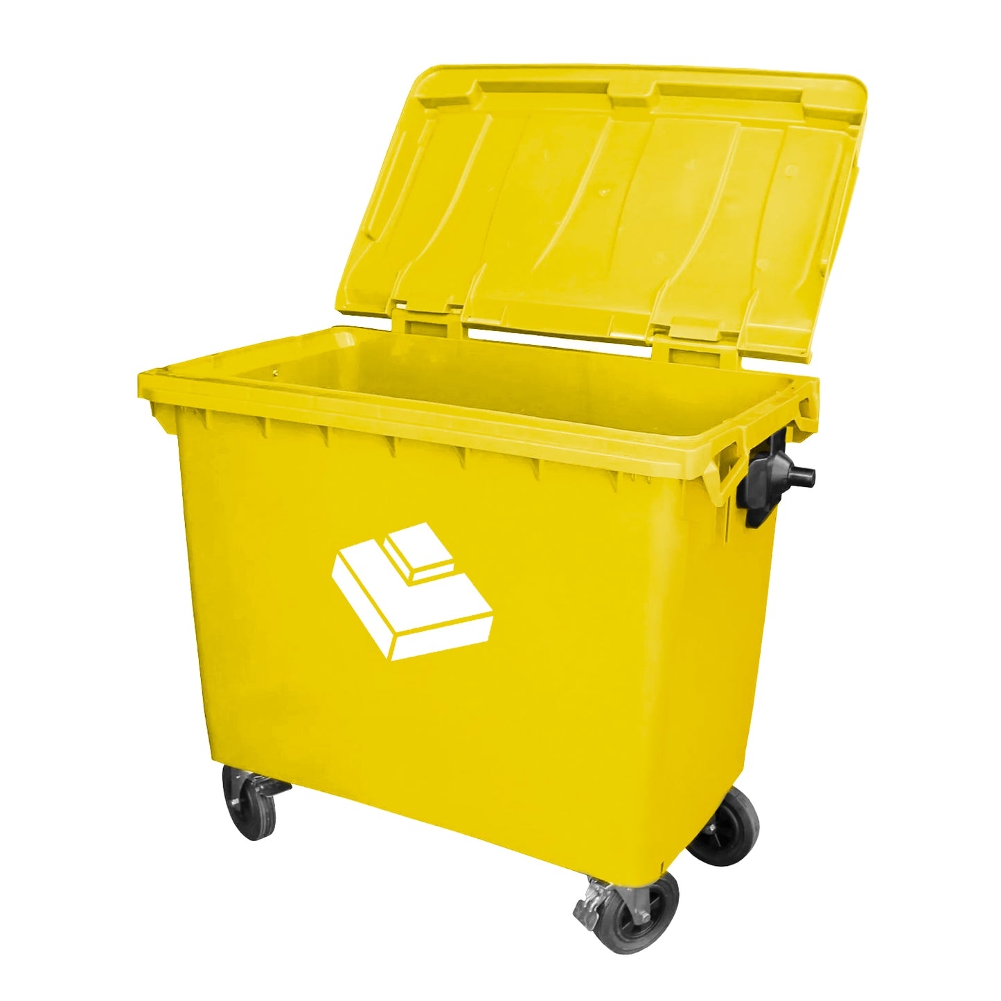 Basurero 660 Lt Amarillo