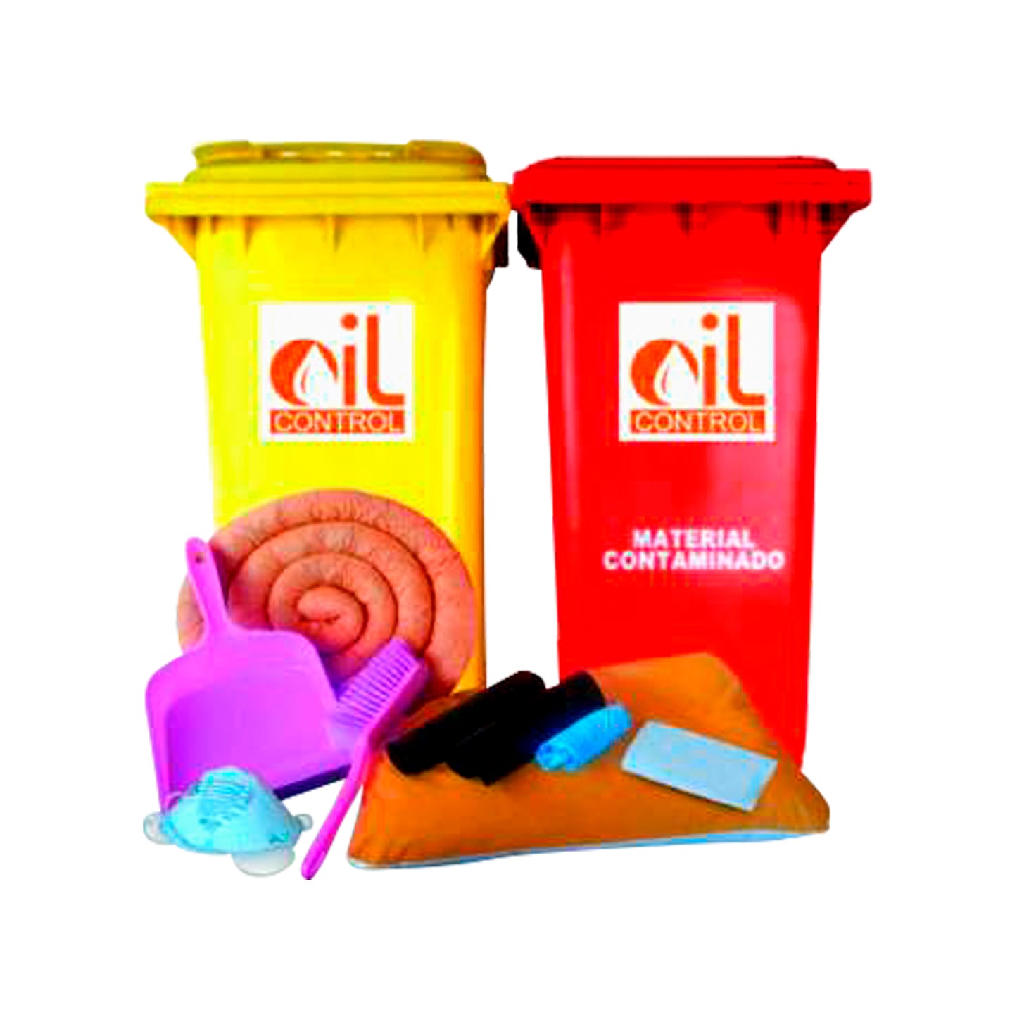 Kit Antiderrames Estacion De Servicio (2X120Lt)