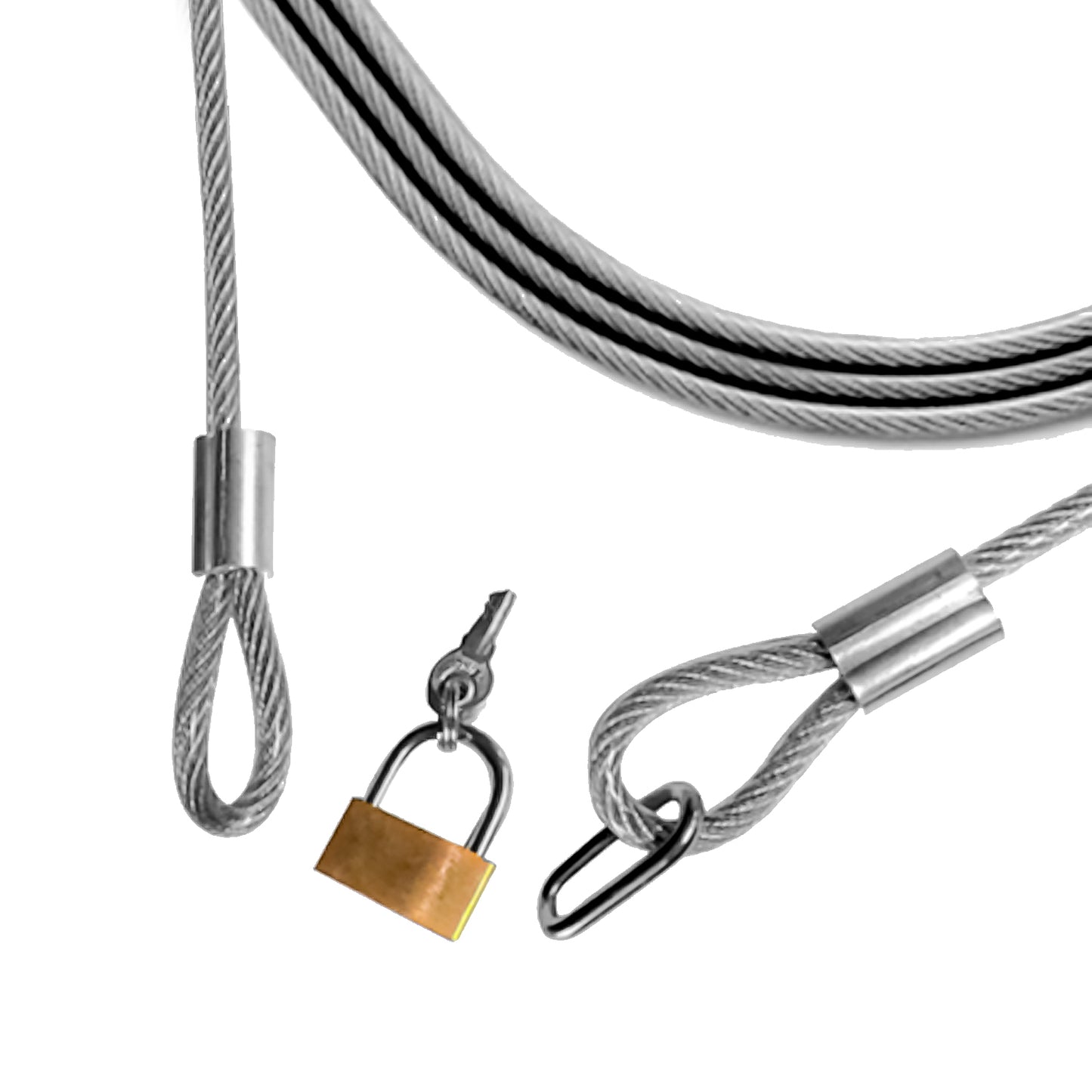 Liq. Cable Piola Con Candado Para Basurero