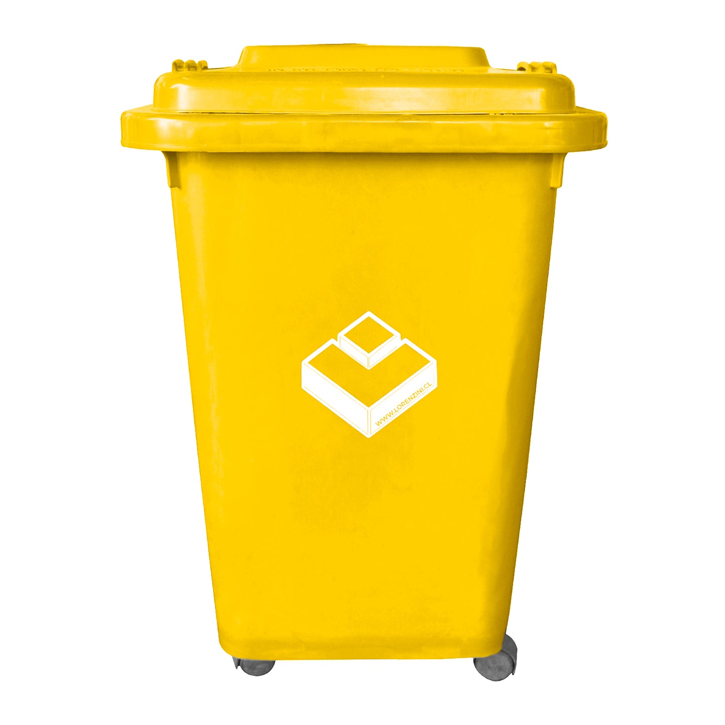 Basurero Frankfurt 50Lt C/Tapa Amarillo