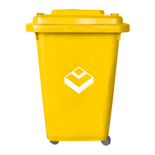 Basurero Frankfurt 50Lt C/Tapa Amarillo