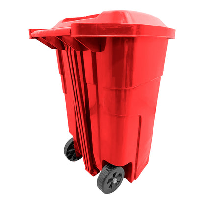 Basurero 50 Lt Rojo C/Pedal
