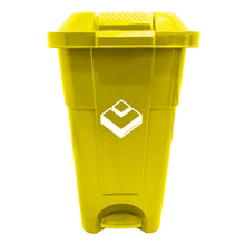 Basurero 50 Lt Amarillo C/Pedal