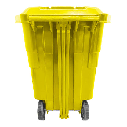 Basurero 50 Lt Amarillo C/Pedal