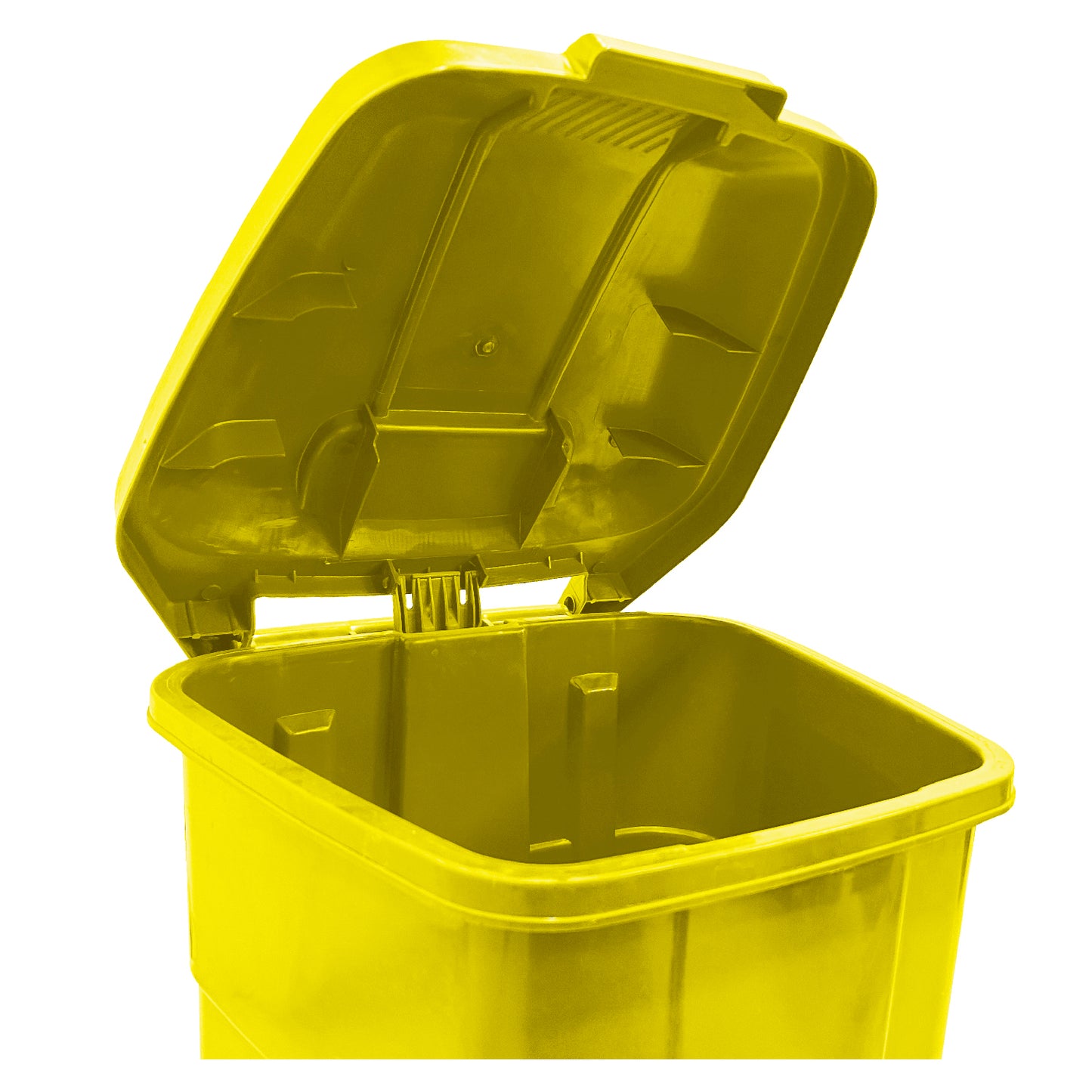 Basurero 50 Lt Amarillo C/Pedal