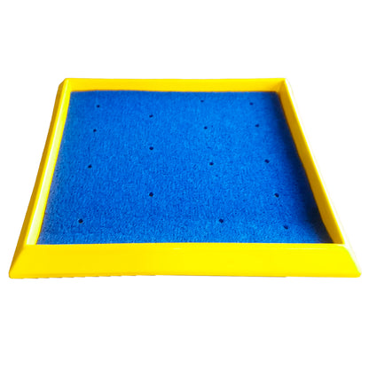 Pediluvio Fbr Medium 70X60Cm/ Piso Dren Neg 12Mm