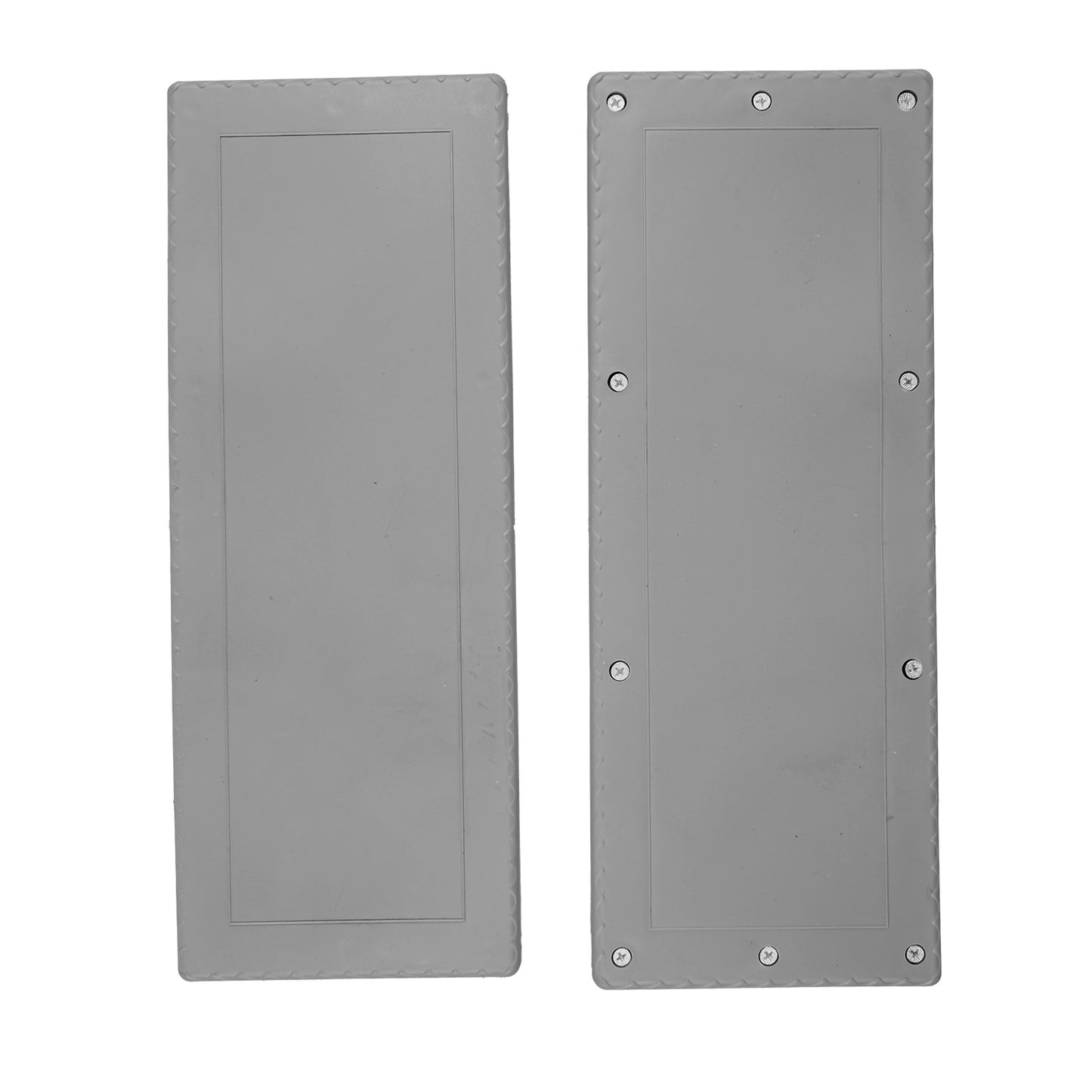 Protector inferior PVC vista cenital anverso y reverso
