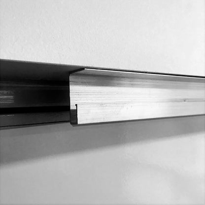 Pletina Alum Lama Iman Pvc Trans 1Mt (6Unplaca/Perno)