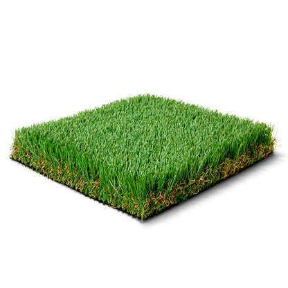 Vista en perspectiva de pasto ornamental Royal antiestático de 40 mm