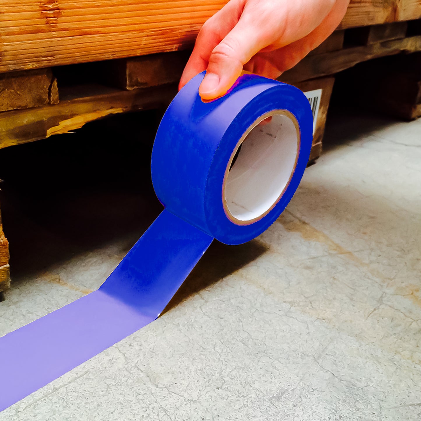 Cinta Demarc Azul 50Mmx30Mt