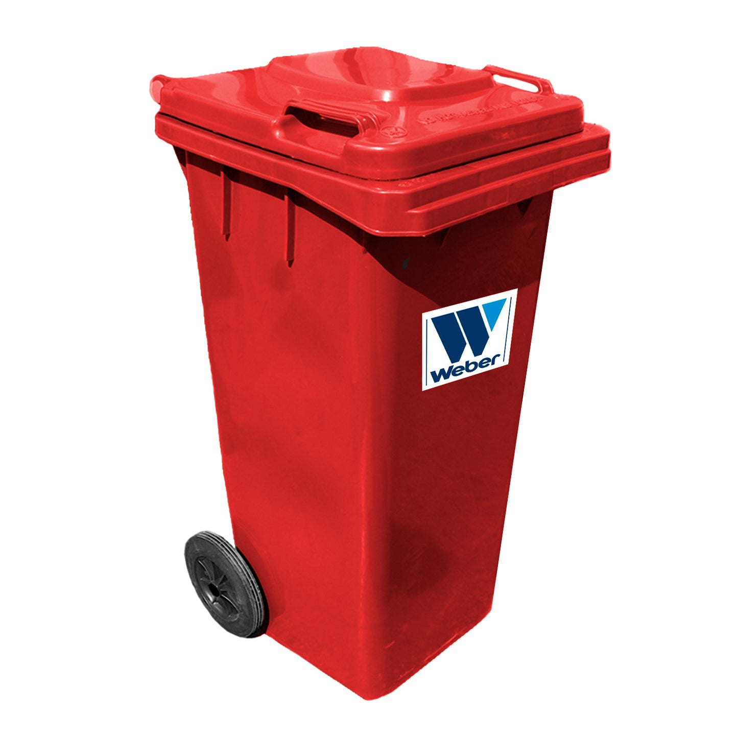 Liq. Basurero Weber 120Lt Rojo