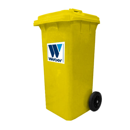 Liq. Basurero Weber 120Lt Amarillo