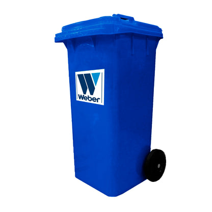 Liq. Basurero Weber 120Lt Azul