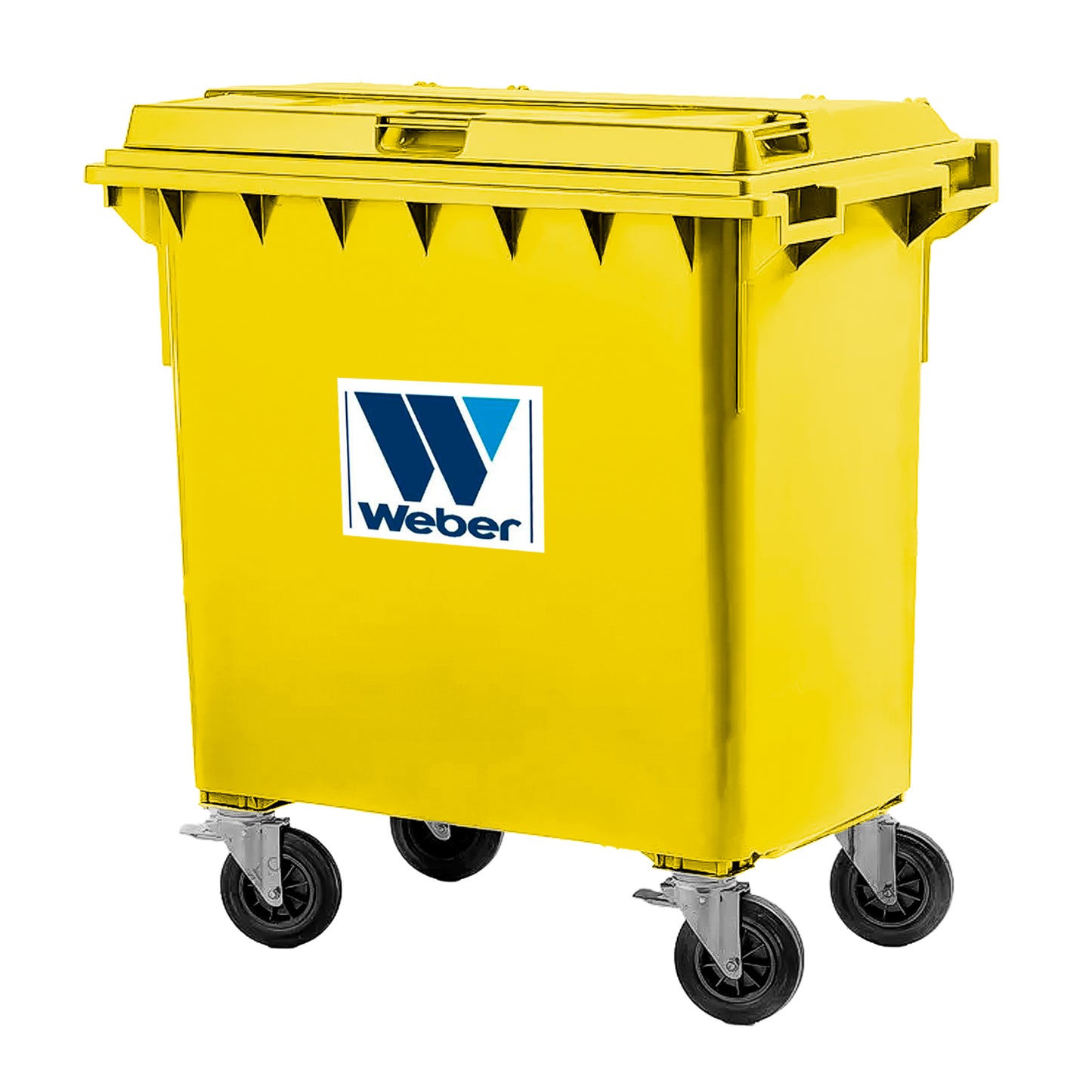 Liq. Basurero Weber 1100 Lt Amarillo