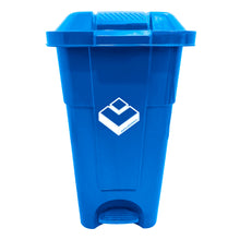 Basurero 50 Lt Azul C/Pedal